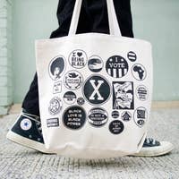 Power Button Tote Bag